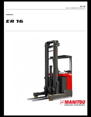 Carretillas elevadoras eléctricas Manitou ER 16