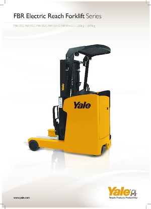 Carretillas elevadoras eléctricas Yale FBR15SZ