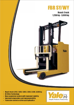 Carretillas elevadoras eléctricas Yale FBR25S(T)Y