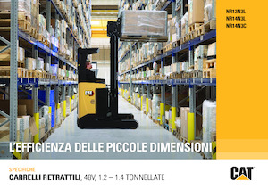 Carretillas elevadoras eléctricas Caterpillar NR14N3L