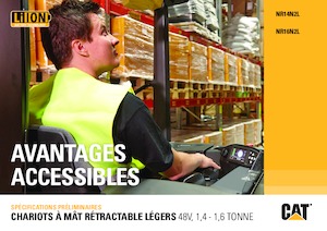 Carretillas elevadoras eléctricas Caterpillar NR16N2L