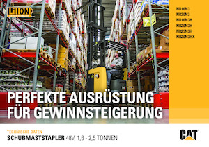 Carretillas elevadoras eléctricas Caterpillar NR20N3