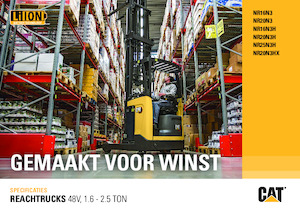 Carretillas elevadoras eléctricas Caterpillar NR20N3