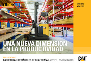 Carretillas elevadoras eléctricas Caterpillar NRM25N3