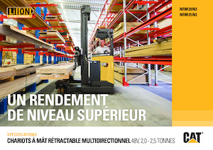 Carretillas elevadoras eléctricas Caterpillar NRM25N3