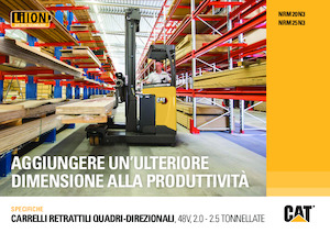 Carretillas elevadoras eléctricas Caterpillar NRM25N3