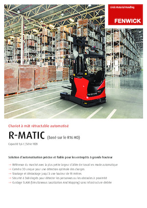 Carretillas elevadoras eléctricas Linde R16HD MATIC config. 4 