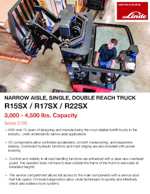 Carretillas elevadoras eléctricas Linde R17SX-24V