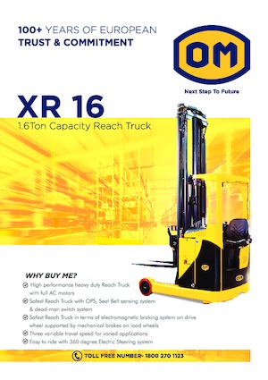 Carretillas elevadoras eléctricas OM XR 16 N