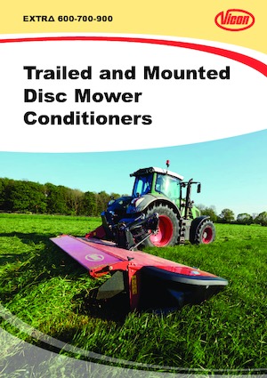 Segadoras traseras - disco con acondicionadores Vicon Extra 736 T
