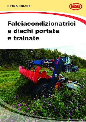 Segadoras traseras - disco con acondicionadores Vicon Extra 736 T