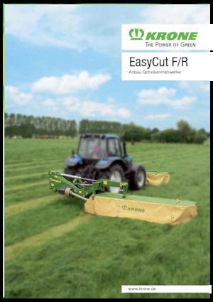Segadoras traseras - disco sin acondicionadores Krone EasyCut R 400