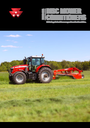 Segadoras traseras - disco con acondicionadores Massey Ferguson 1376