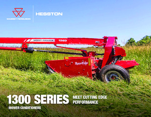 Segadoras traseras - disco con acondicionadores Massey Ferguson 1373