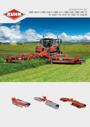 Segadoras traseras - disco con acondicionadores Kuhn FC 3115 R-FF