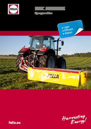 Segadoras traseras - disco sin acondicionadores Fella SM 208 InLine