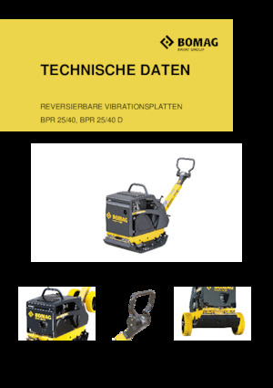 Planchas vibratorias reversibles Bomag BPR 25/40