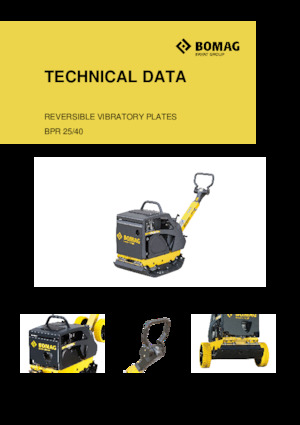 Planchas vibratorias reversibles Bomag BPR 25/40