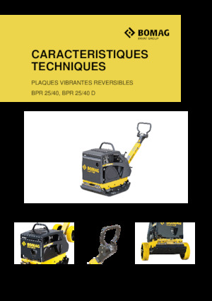 Planchas vibratorias reversibles Bomag BPR 25/40