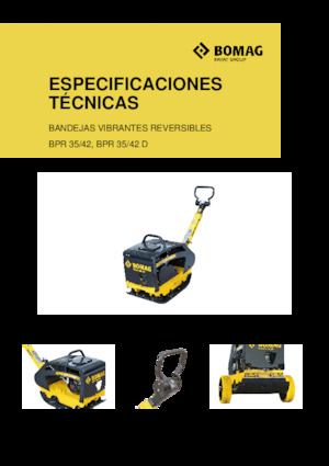 Planchas vibratorias reversibles Bomag BPR 35/42