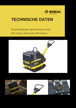 Planchas vibratorias reversibles Bomag BPR 60/65