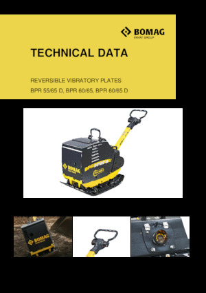 Planchas vibratorias reversibles Bomag BPR 60/65