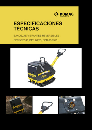 Planchas vibratorias reversibles Bomag BPR 60/65