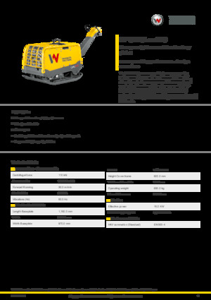 Planchas vibratorias reversibles Wacker Neuson DPU110 Lekc 970