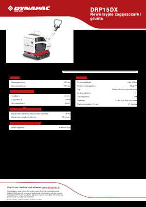 Planchas vibratorias reversibles Dynapac DRP15DX