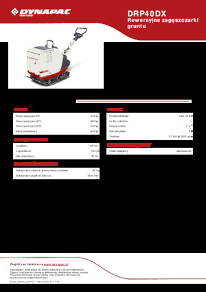 Planchas vibratorias reversibles Dynapac DRP40DX
