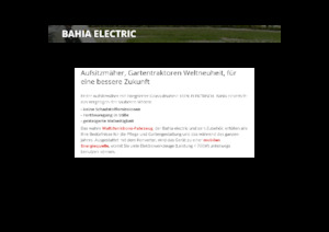 Cortacéspedes y tractores de jardín Etesia BAHIA ELECTRIC