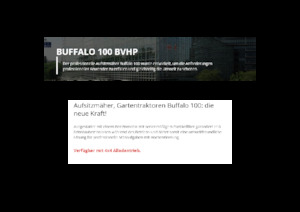 Cortacéspedes y tractores de jardín Etesia BUFFALO 100 BVHP2