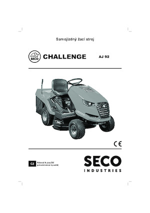 Cortacéspedes y tractores de jardín SECO Challenge AJ V1