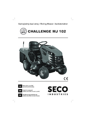 Cortacéspedes y tractores de jardín SECO Challenge MJ