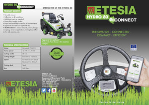 Cortacéspedes y tractores de jardín Etesia HYDRO 80 E-CONNECT MKHP4