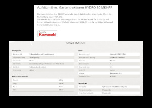 Cortacéspedes y tractores de jardín Etesia HYDRO 80 MKHPF