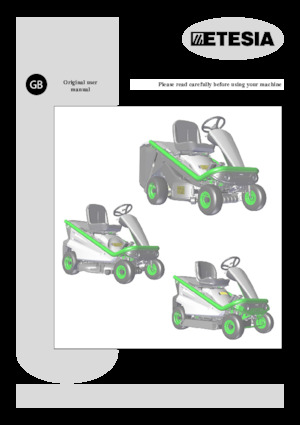 Cortacéspedes y tractores de jardín Etesia HYDRO 80 MKHPF
