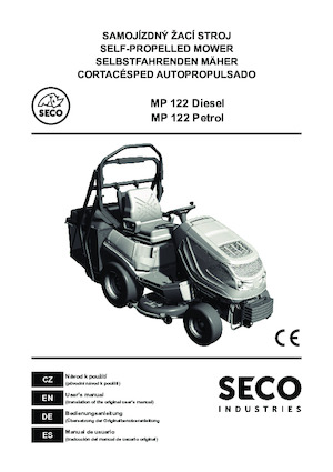 Cortacéspedes y tractores de jardín SECO SECO MP 122D