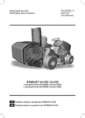 Cortacéspedes y tractores de jardín SECO Starjet P6 4x4 Pro