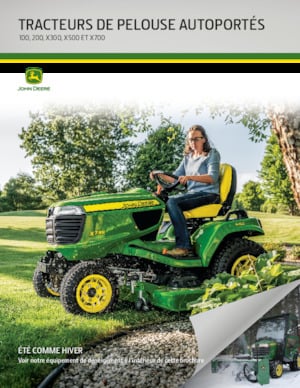 Cortacéspedes y tractores de jardín John Deere X384