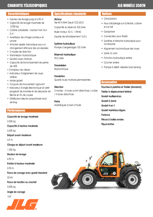 Manipuladoras telescópicas JLG 3507 H