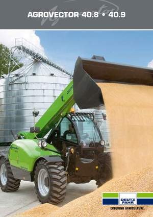 Manipuladoras telescópicas DEUTZ-FAHR Agrovector 40.8