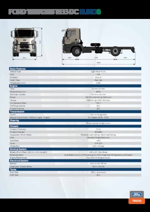 Chasis rígido Ford 1833 DC