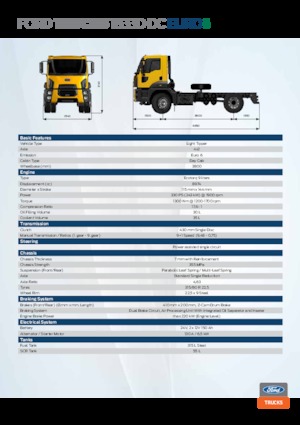 Chasis rígido Ford 1833D DC