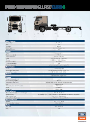 Chasis rígido Ford 1842