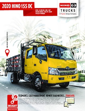 Chasis rígido Hino 2020 HINO 155 DC 4x2