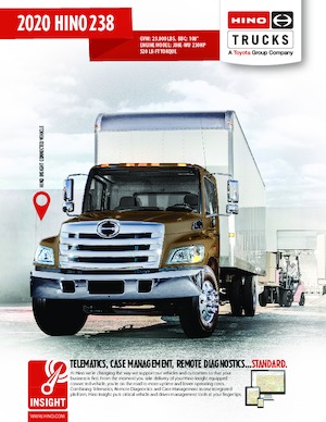 Chasis rígido Hino 2020 HINO 238 4x2