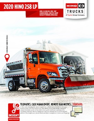 Chasis rígido Hino 2020 HINO 258 LP 4x2