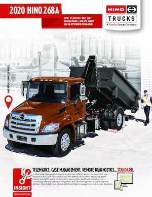 Chasis rígido Hino 2020 HINO 268A 4x2