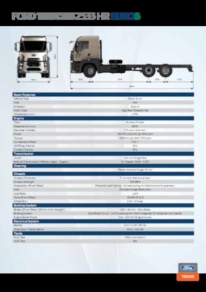 Chasis rígido Ford 2533 HR